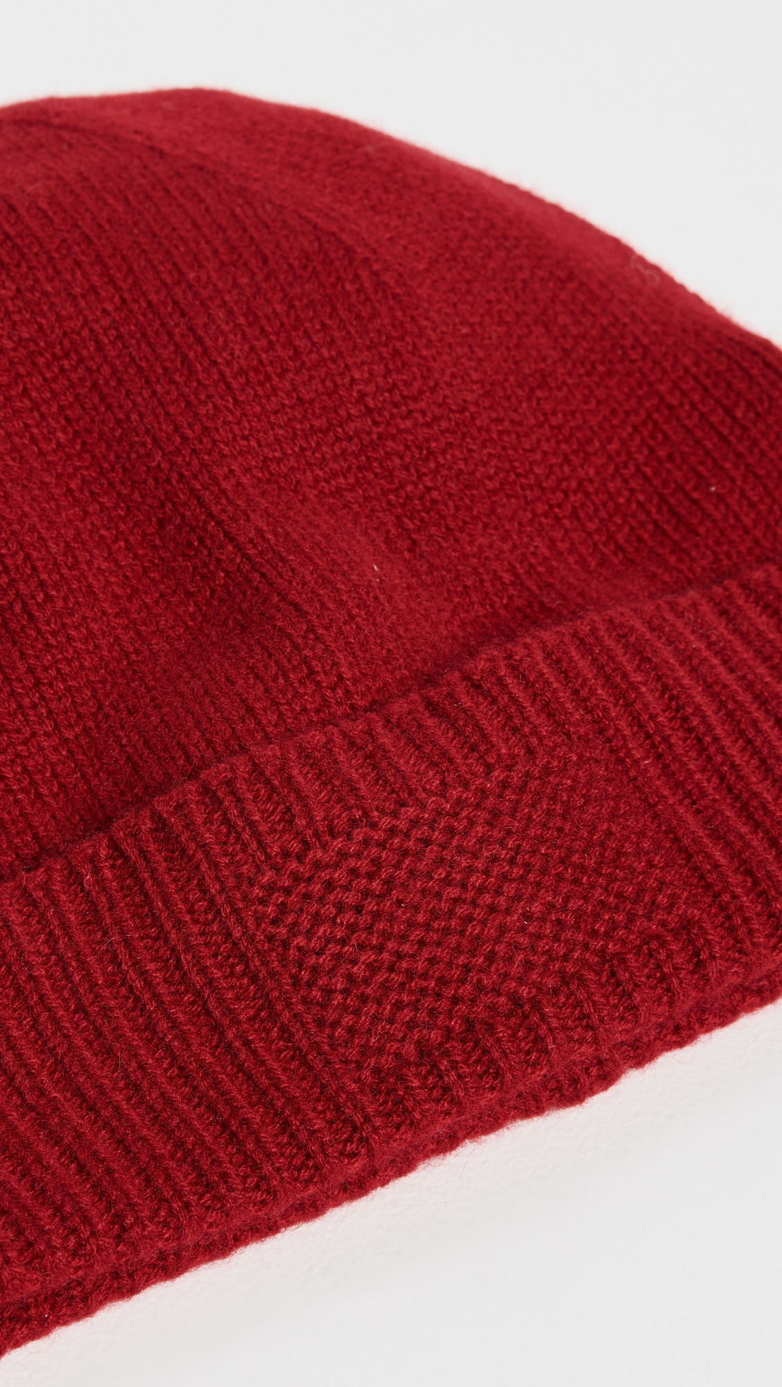 Cashmere Rib Cuff Beanie - 3