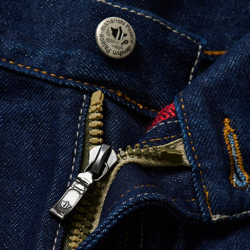 PALACE MAHARISHI BAGGY DENIM JEAN INDIGO 6