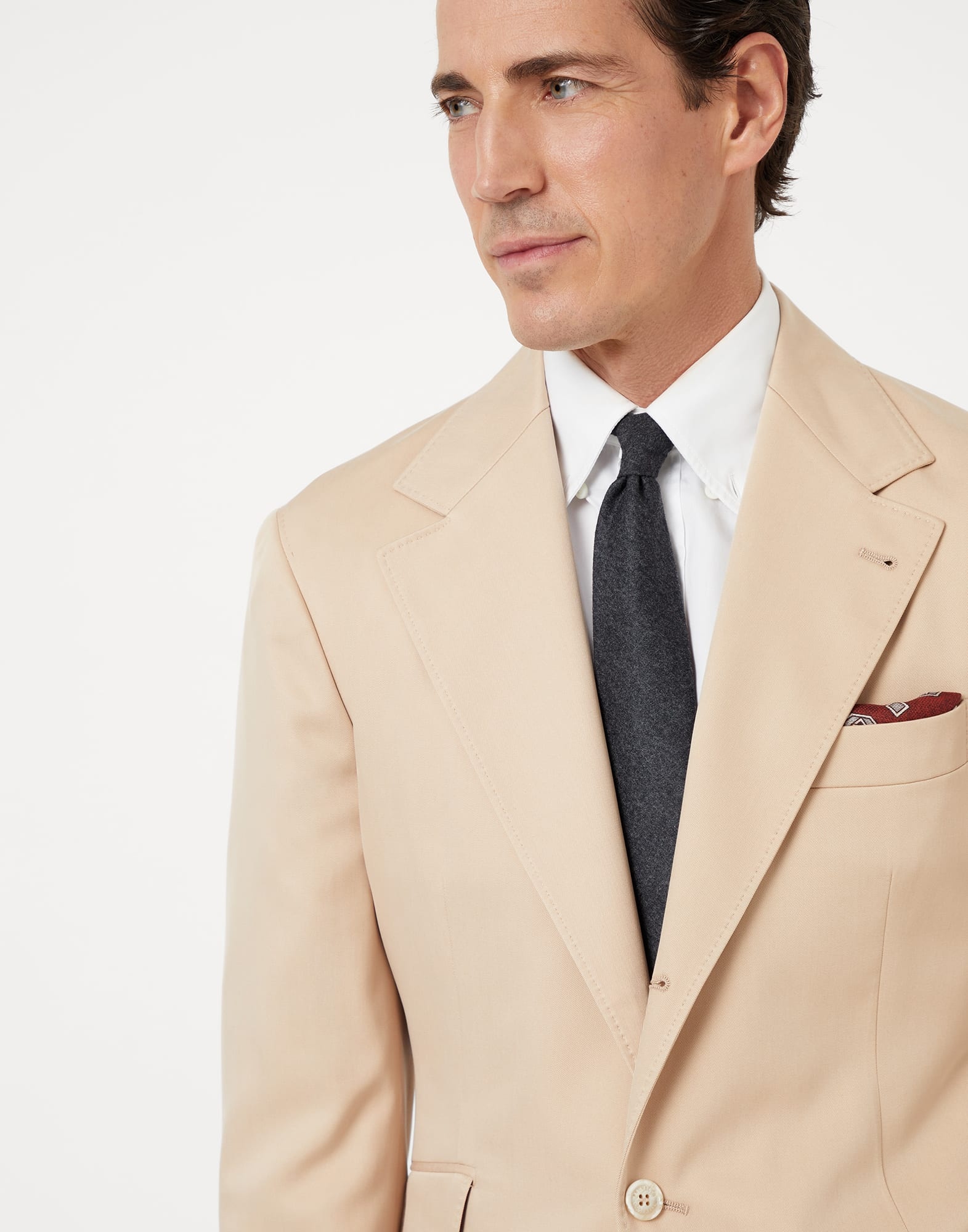 Virgin wool flannel tie - 3