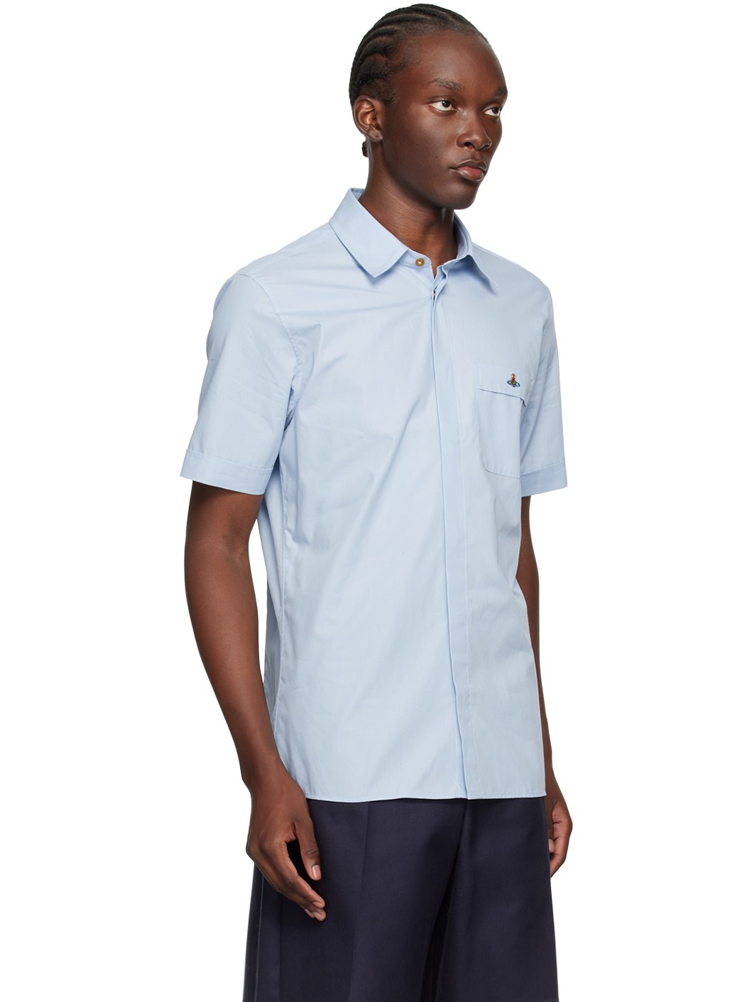 Blue Classic Shirt - 4
