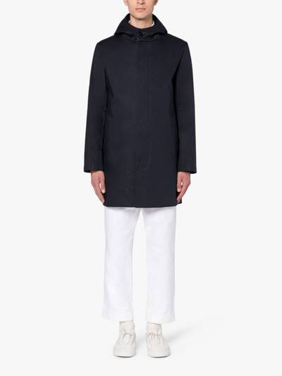 Mackintosh CHRYSTON SHORT NAVY RAINTEC COTTON HOODED COAT | GMC-112 outlook