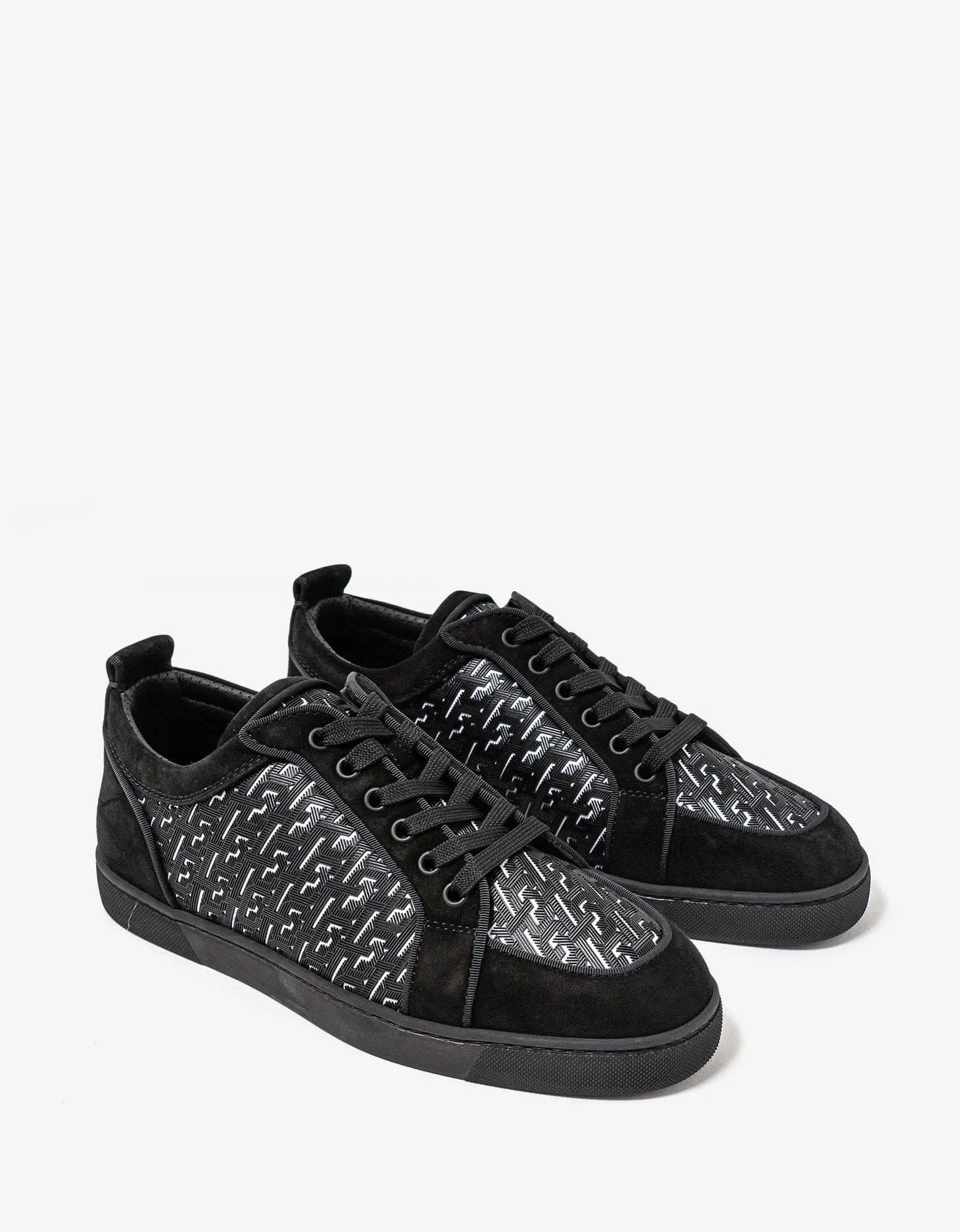 Christian Louboutin Rantulow Black Techno CL Trainers - 1