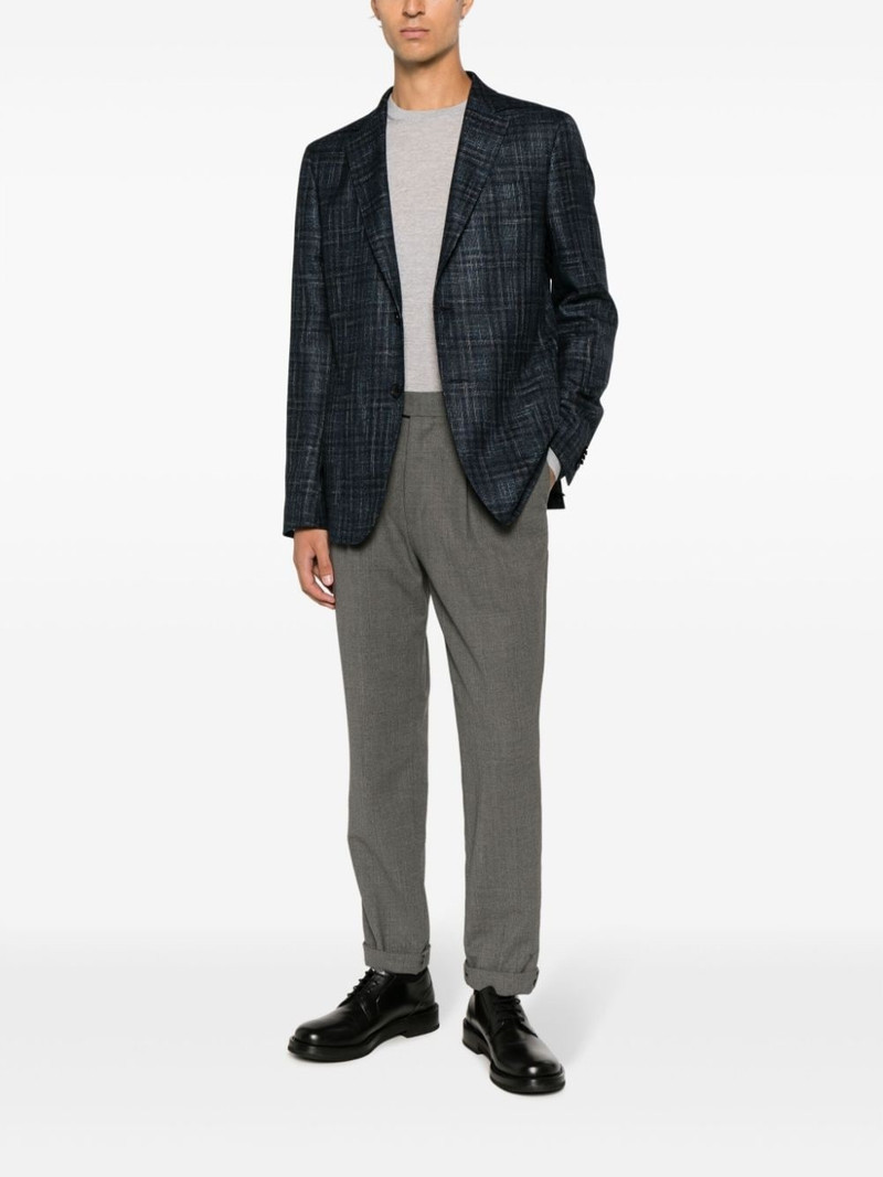 ZEGNA mÃ©lange-effect fine-knit wool jumper outlook