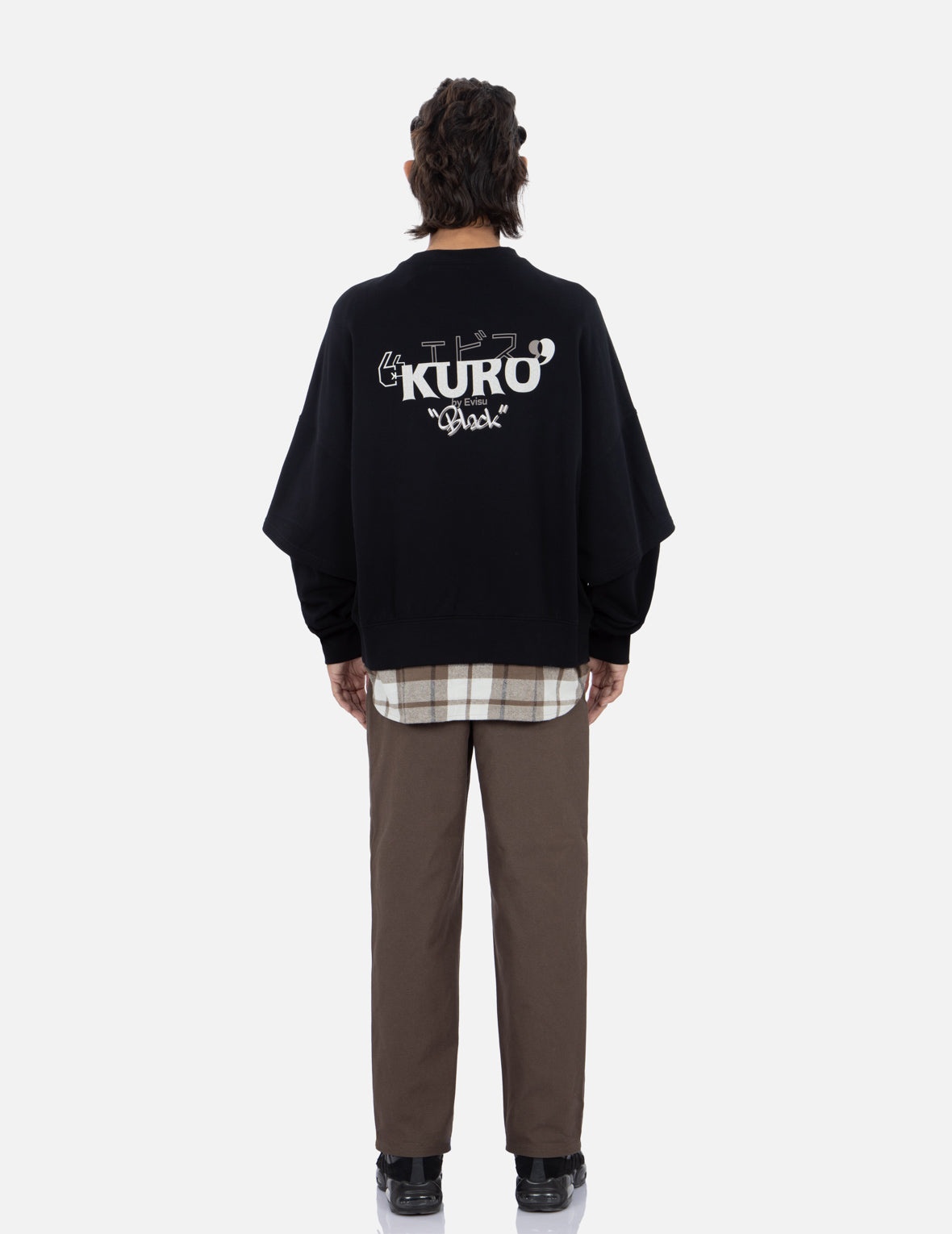 Contrast Hem Mock 2-in-1 Sweatshirt - 5