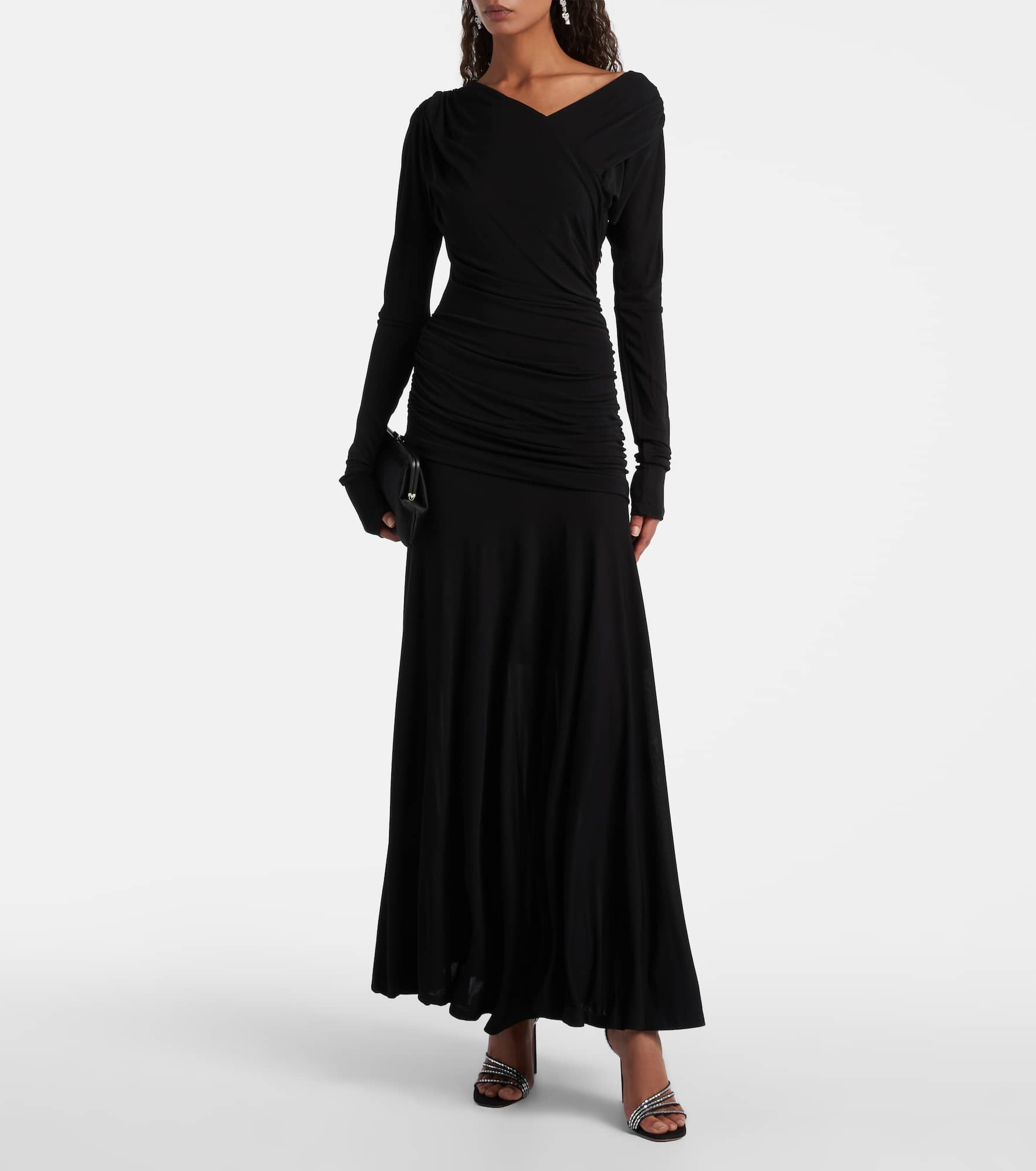 Ruched maxi dress - 2