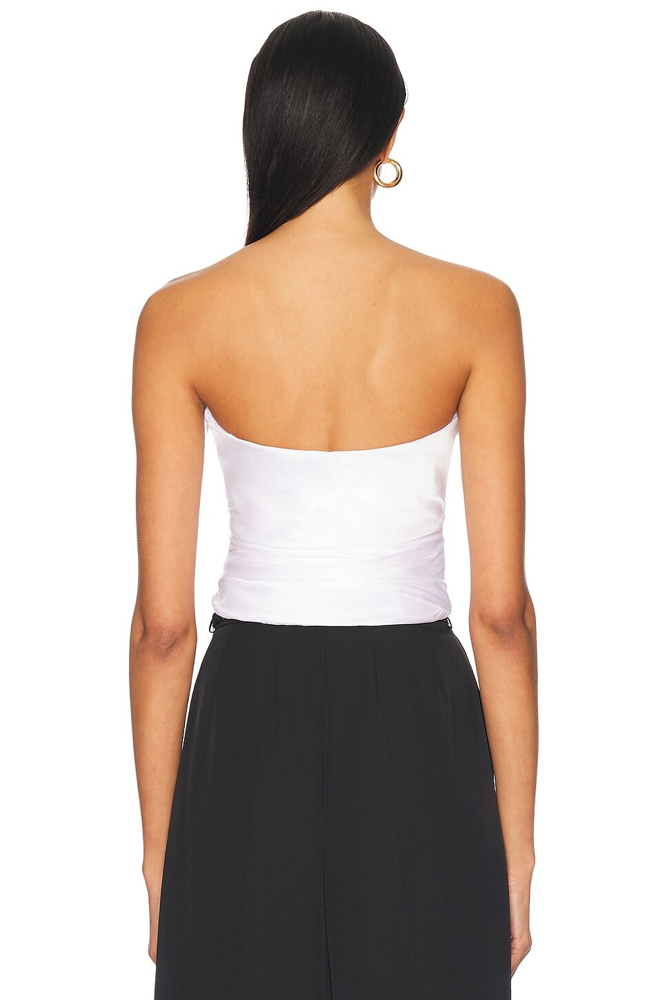 Satin Strapless Top - 3