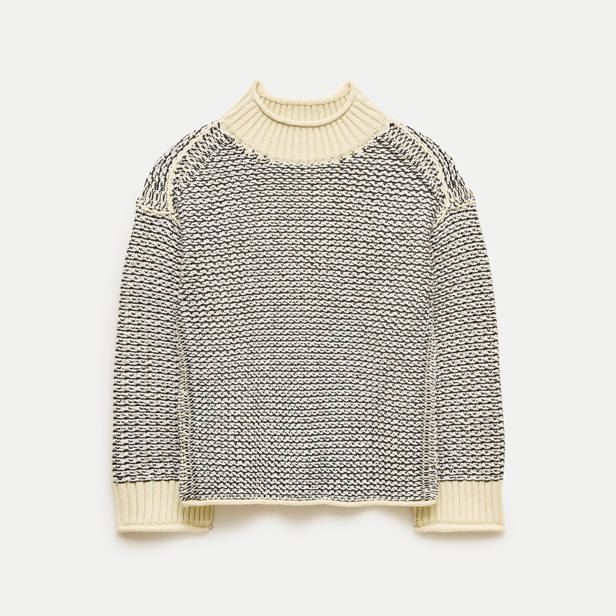 2025 Rollneck™ sweater in tweed stitch - 1