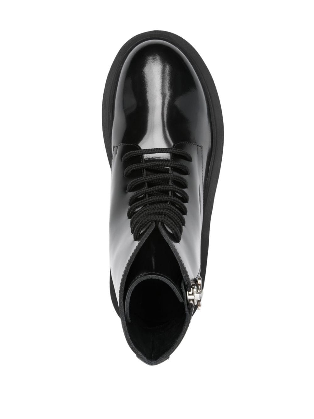 logo-print lace-up boots - 4