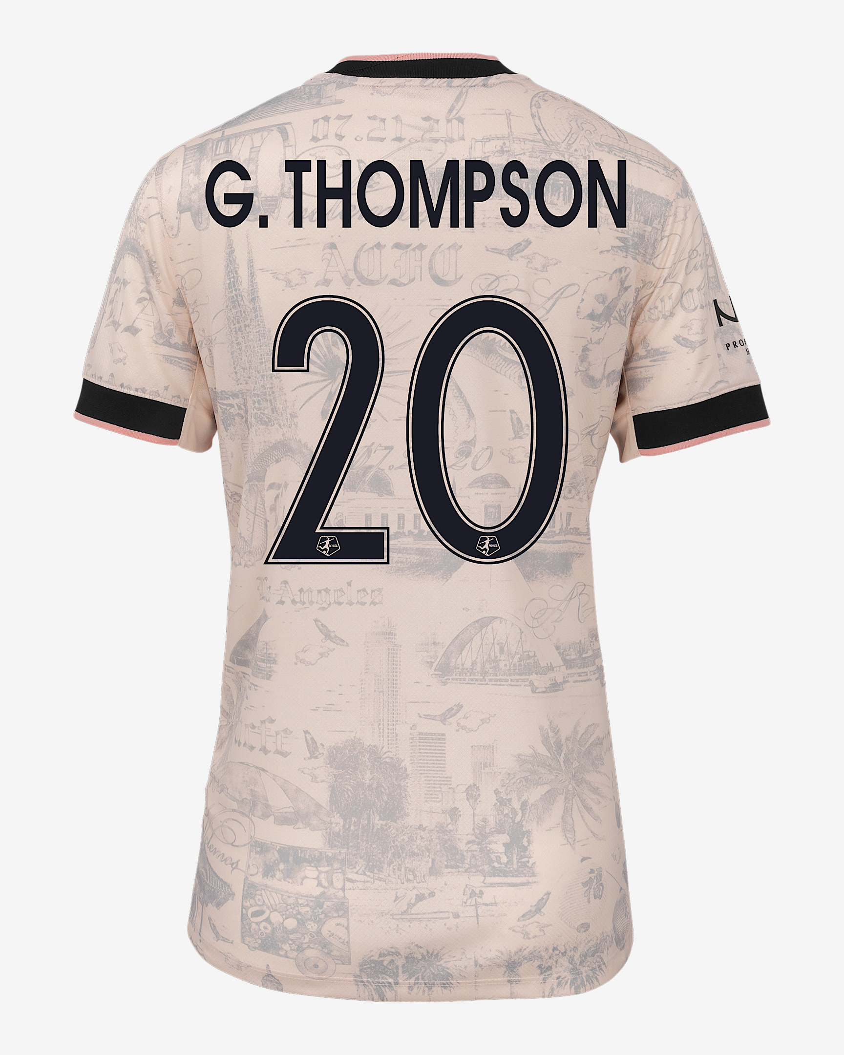 Giselle Thompson Angel City FC 2025 Stadium Away Women's Nike Dri-FIT NWSL Replica Jersey - 2