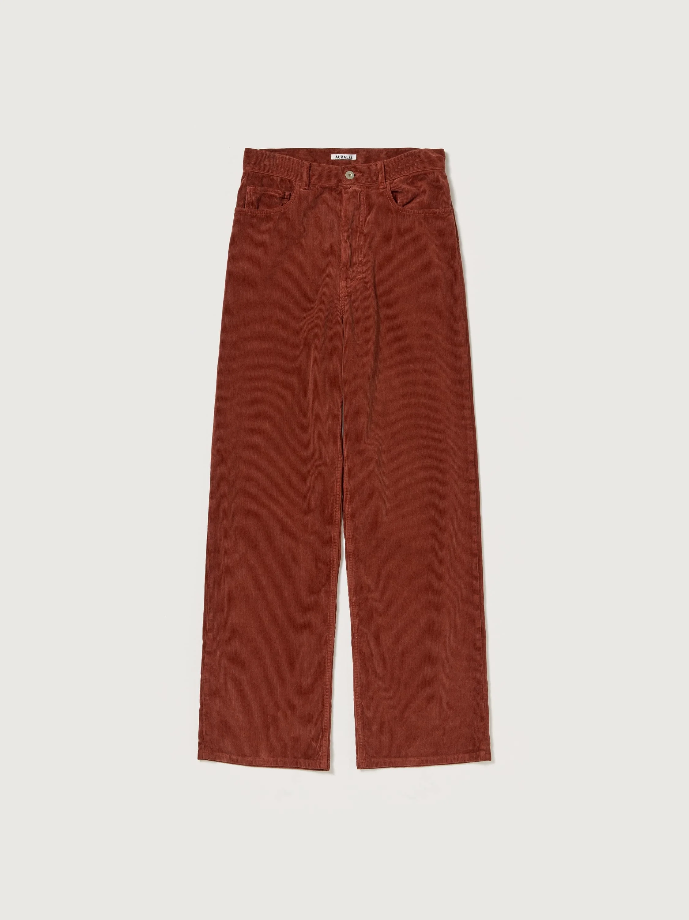 GARMENT-DYED FINX CORDUROY 5P WIDE PANTS - 1