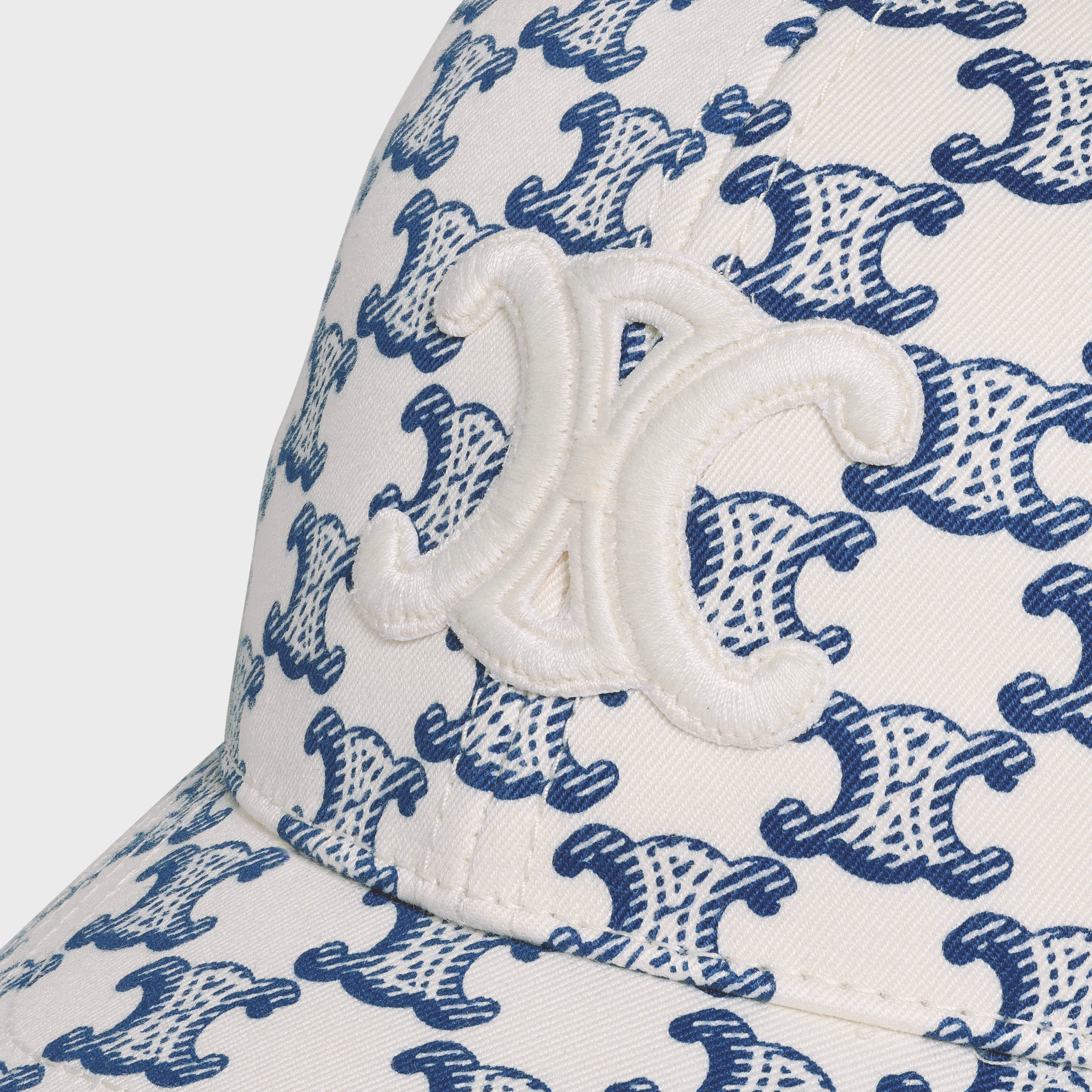baseball cap in monogram cotton - 5