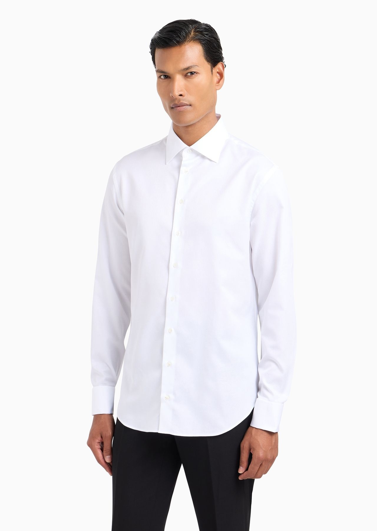 Regular-fit shirt made from micro-woven cotton - 2