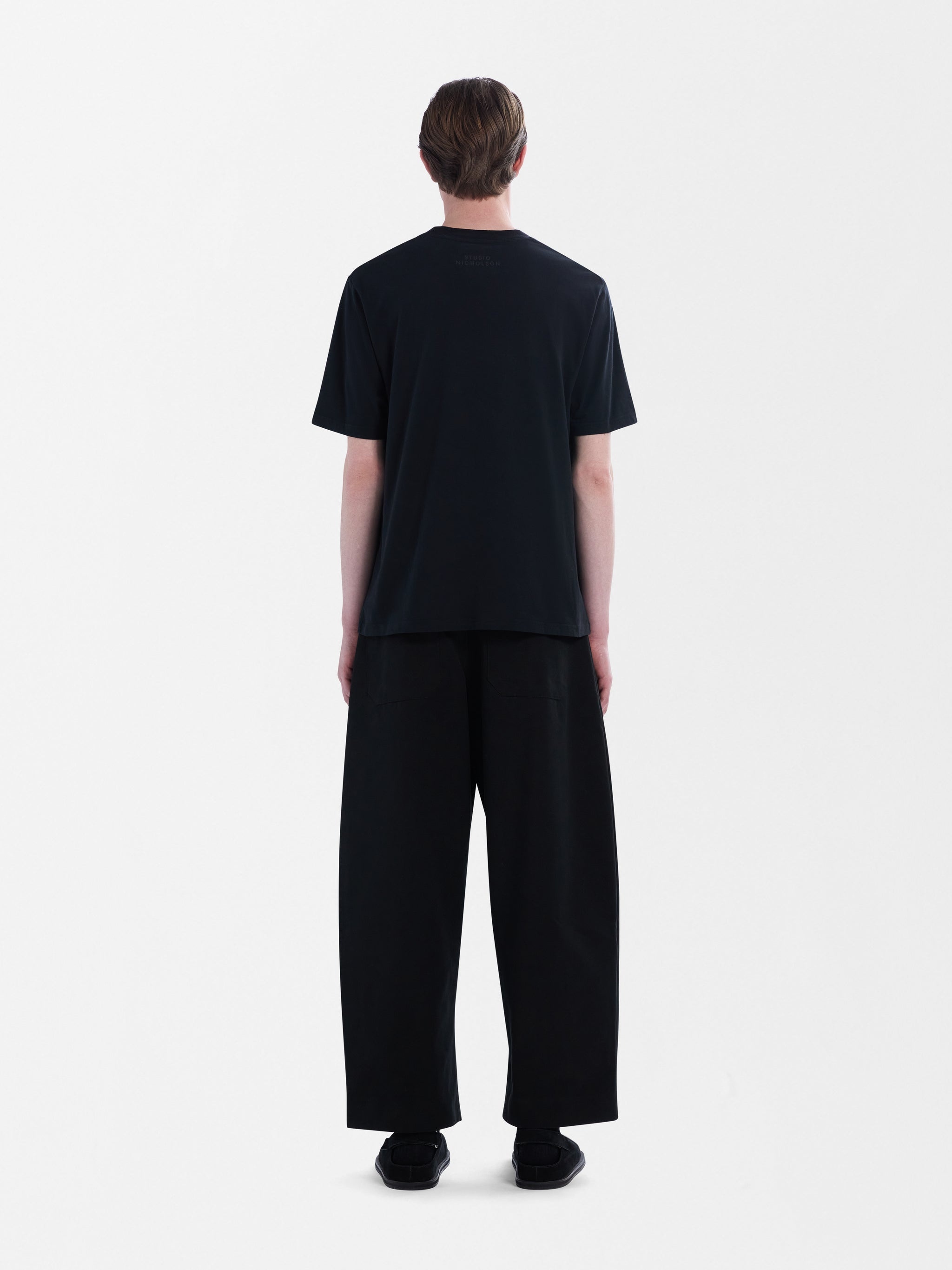 Studio Nicholson Sorte Pant | REVERSIBLE