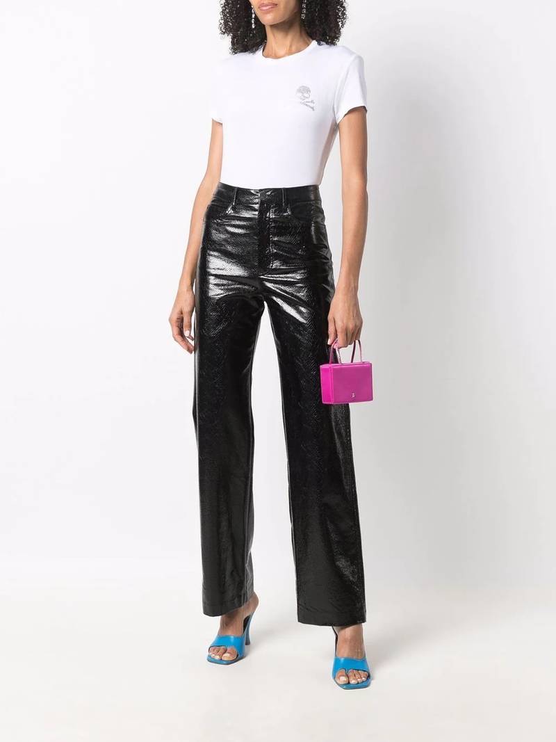 PHILIPP PLEIN rhinestone-skull T-shirt outlook