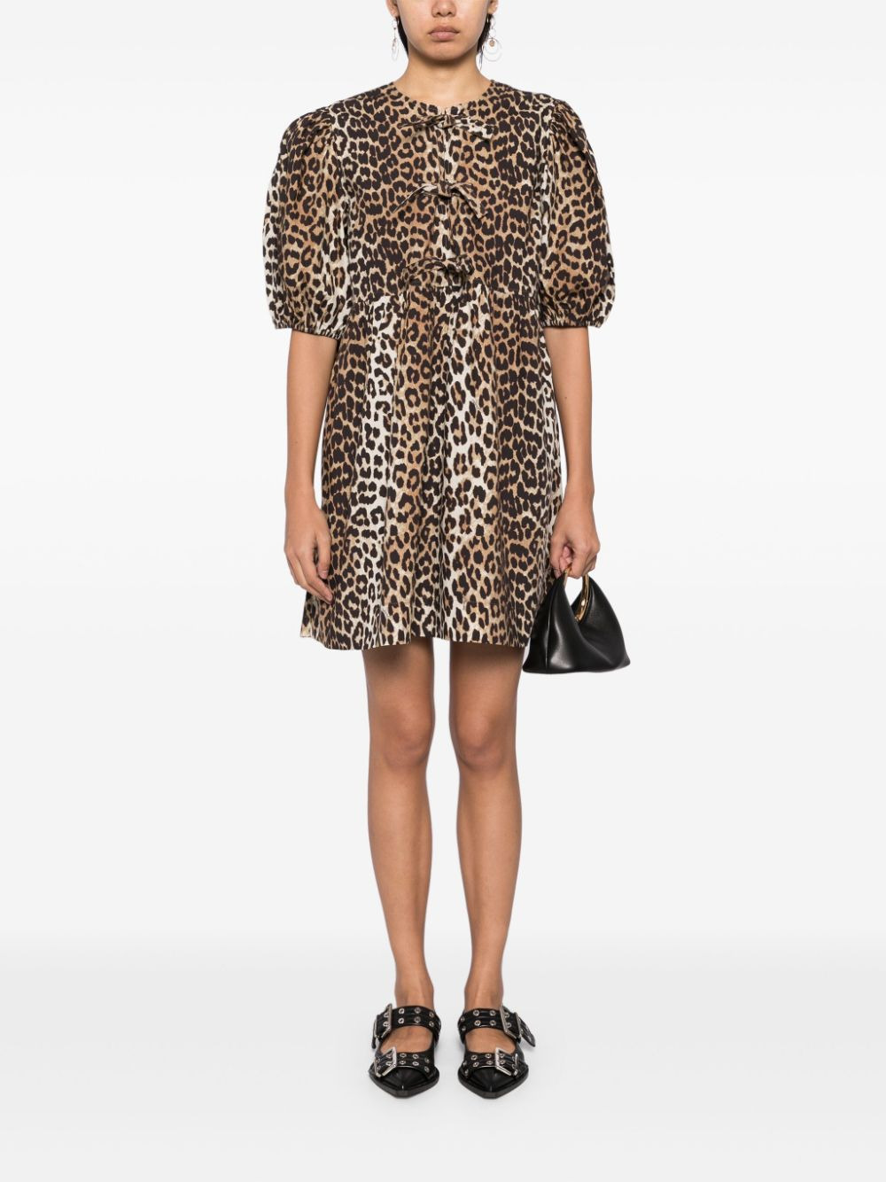 GANNI Dresses Brown - 2