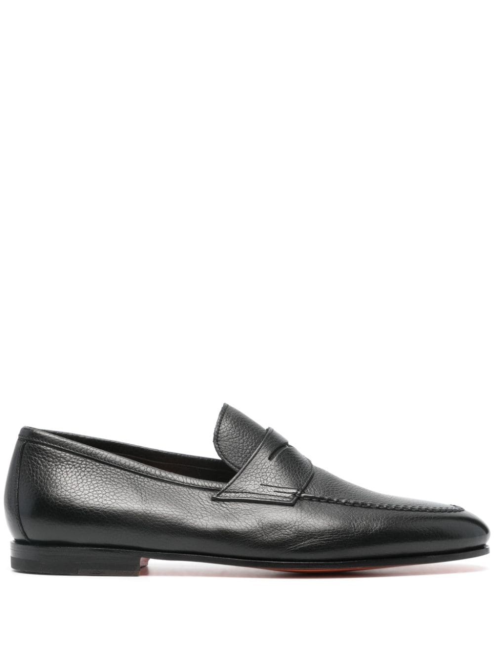 penny-slot leather loafers - 1