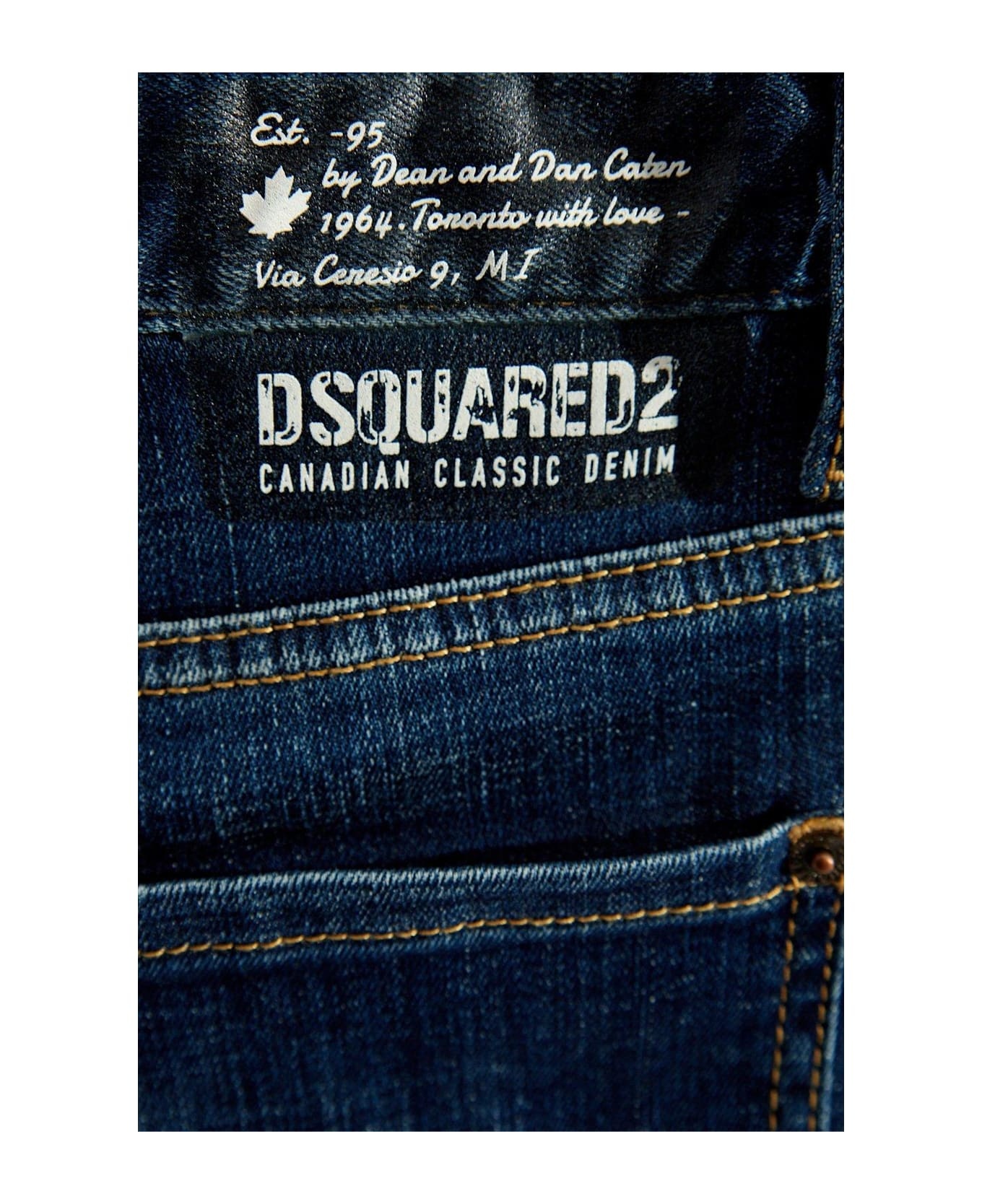 Logo Patch Flared Jeans - 4
