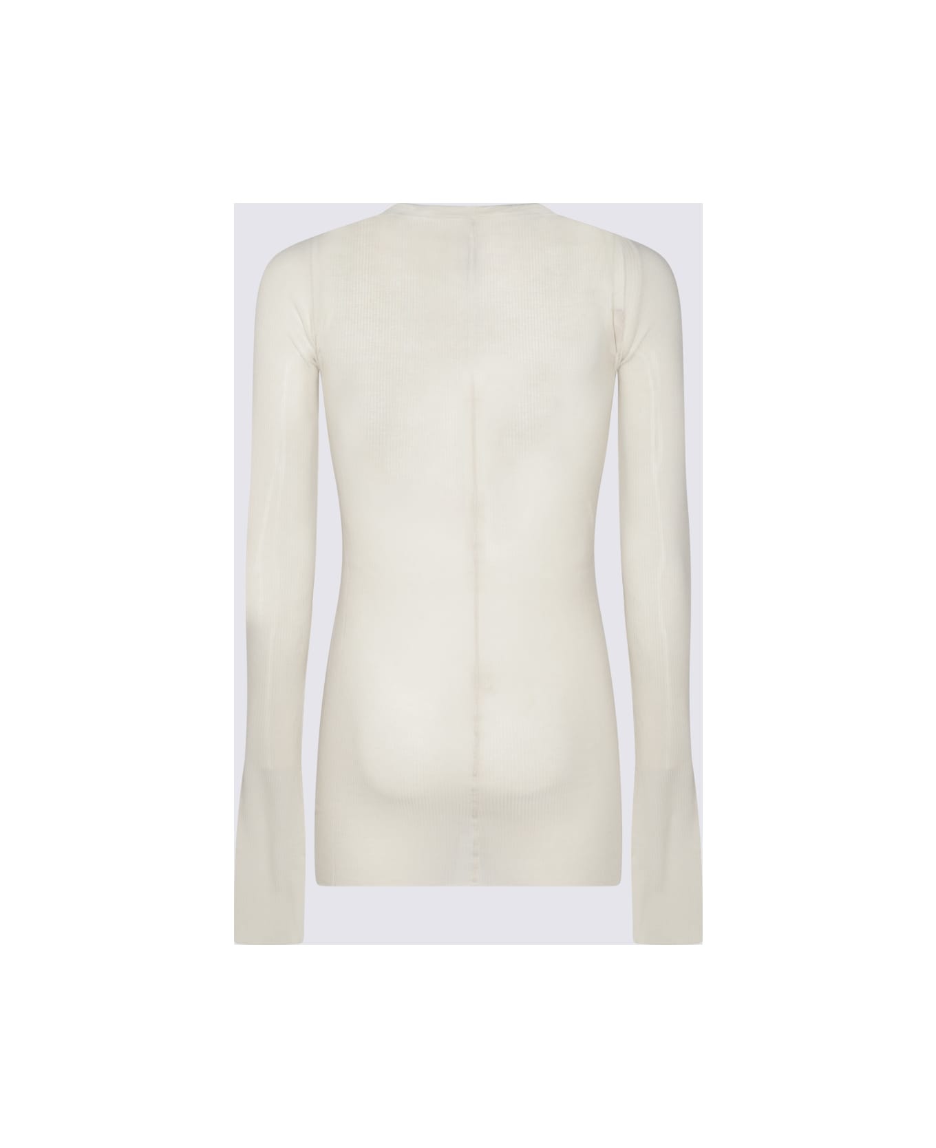 White Cotton Knitwear - 2