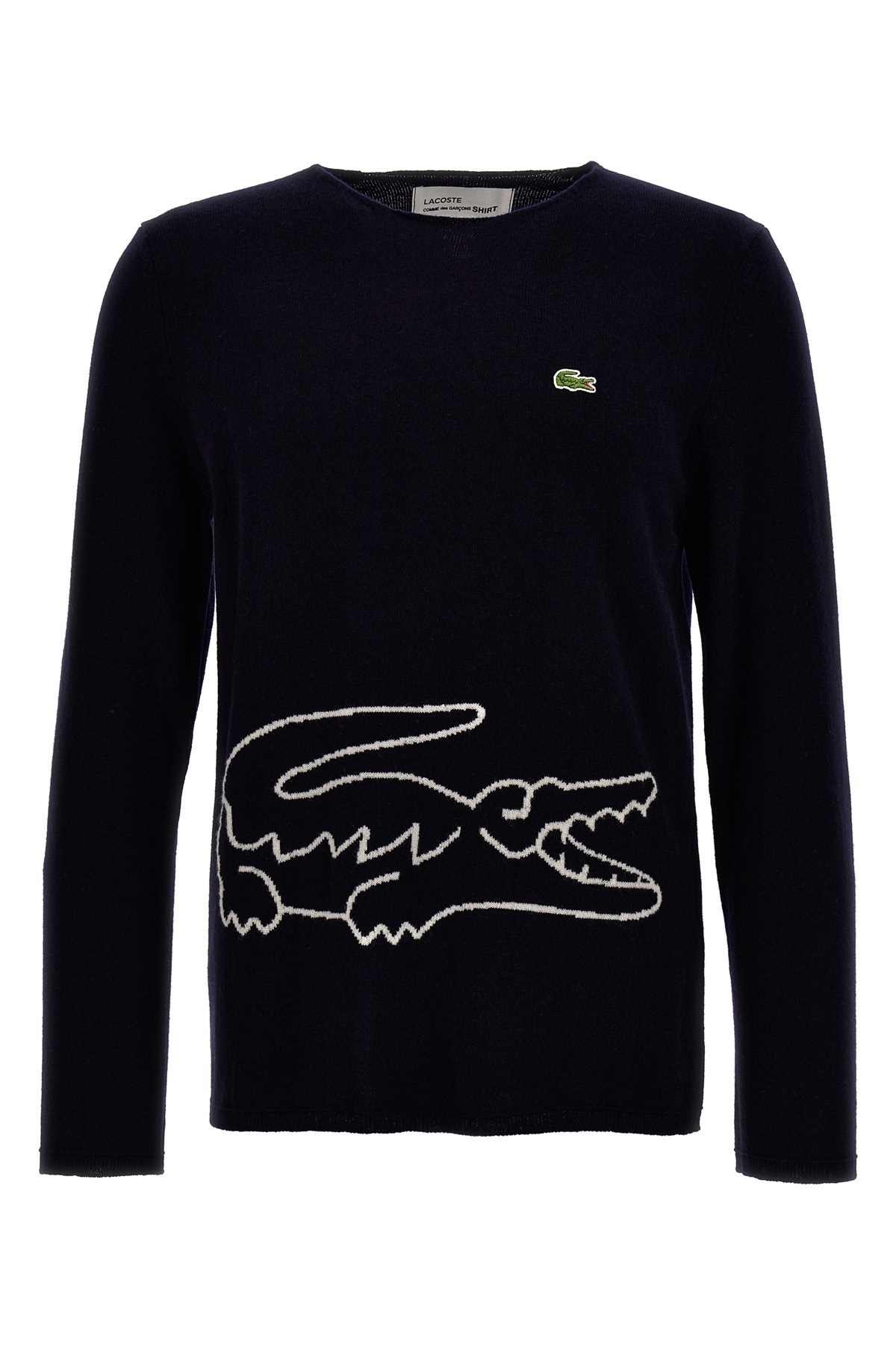 Comme Des Garcons shirt x Lacoste sweater - 1