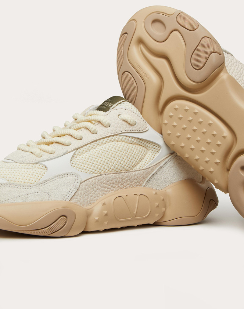 VALENTINO GARAVANI BUBBLEBACK MESH AND SUEDE SNEAKER 5