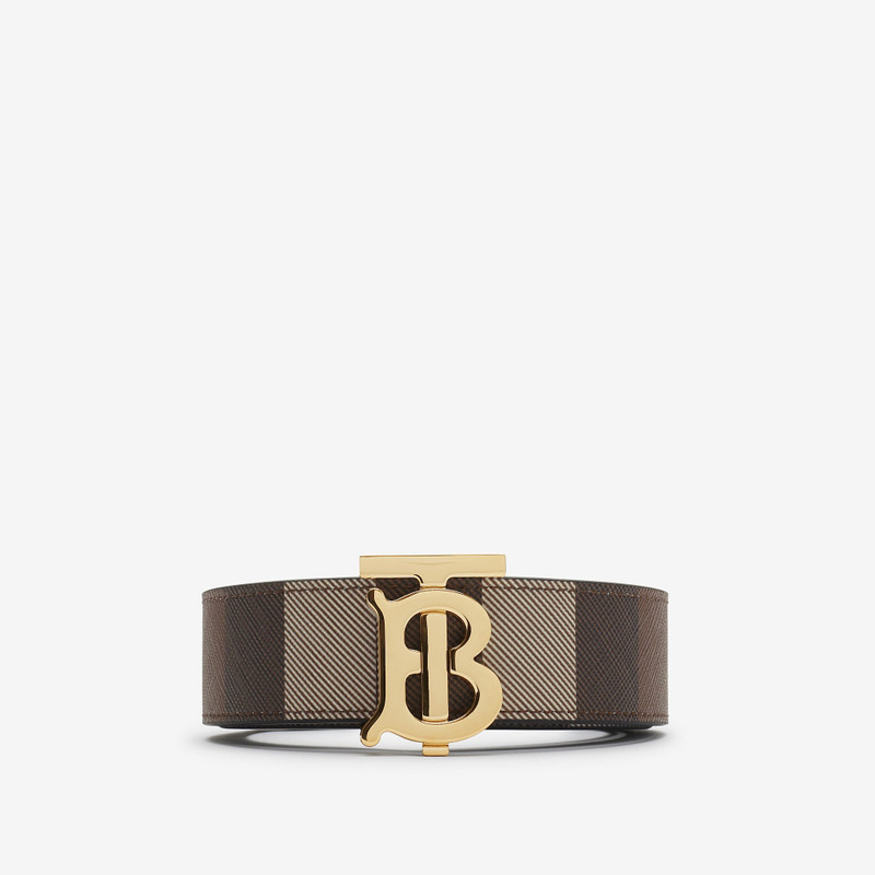 Reversible Monogram Motif Check Belt 1