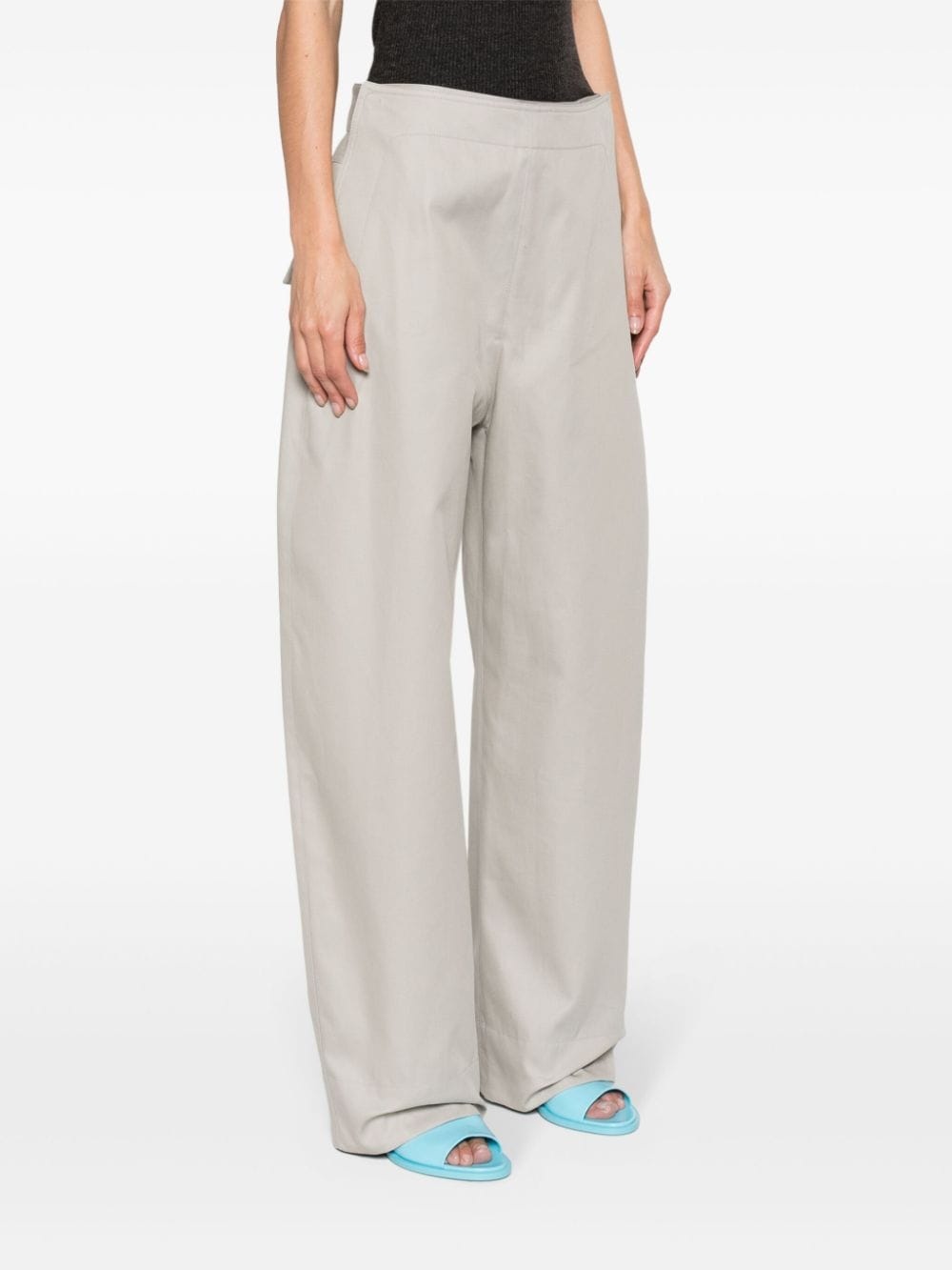 Sailor mid-rise wide-leg trousers - 3