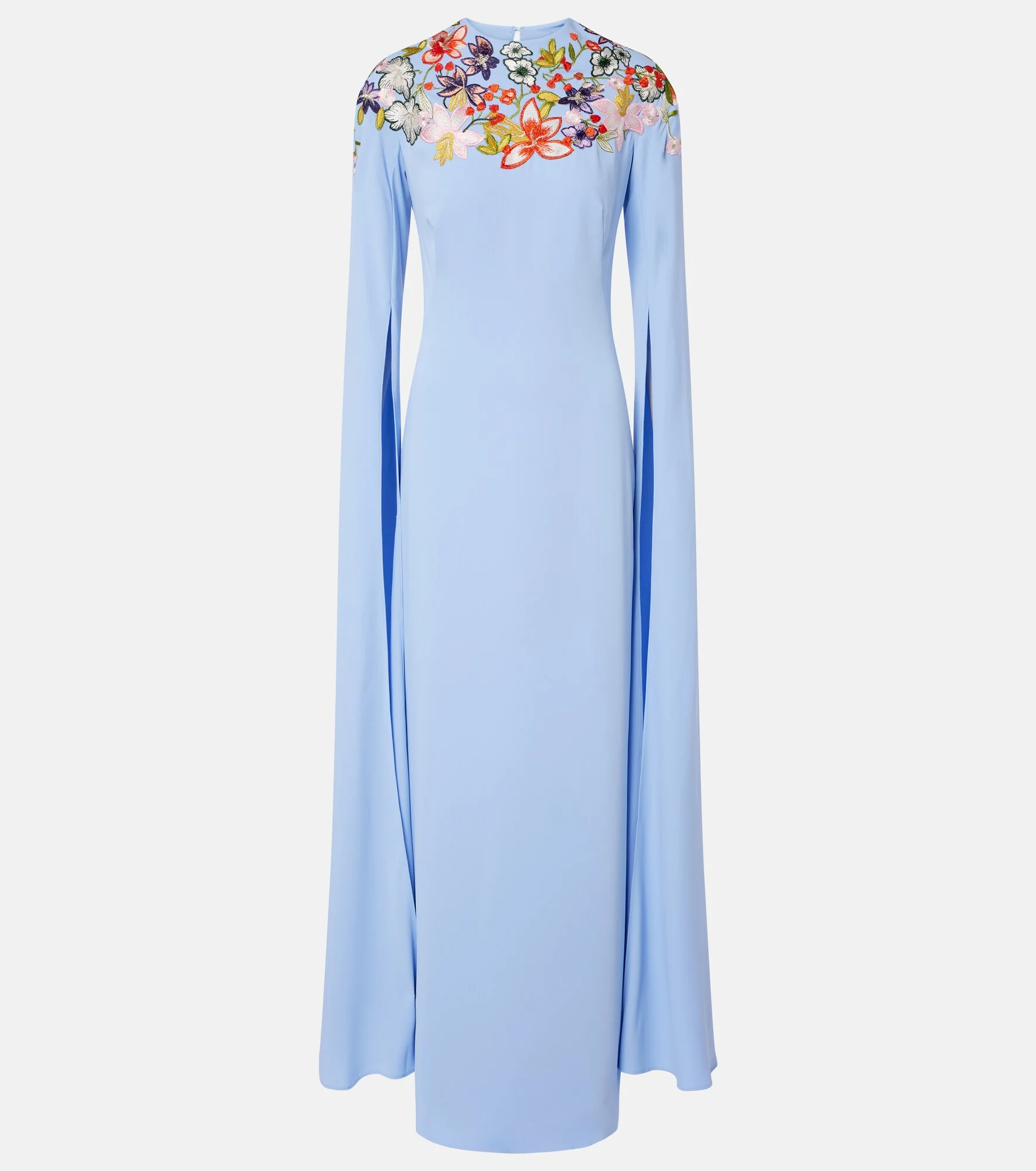 Embroidered gown - 1
