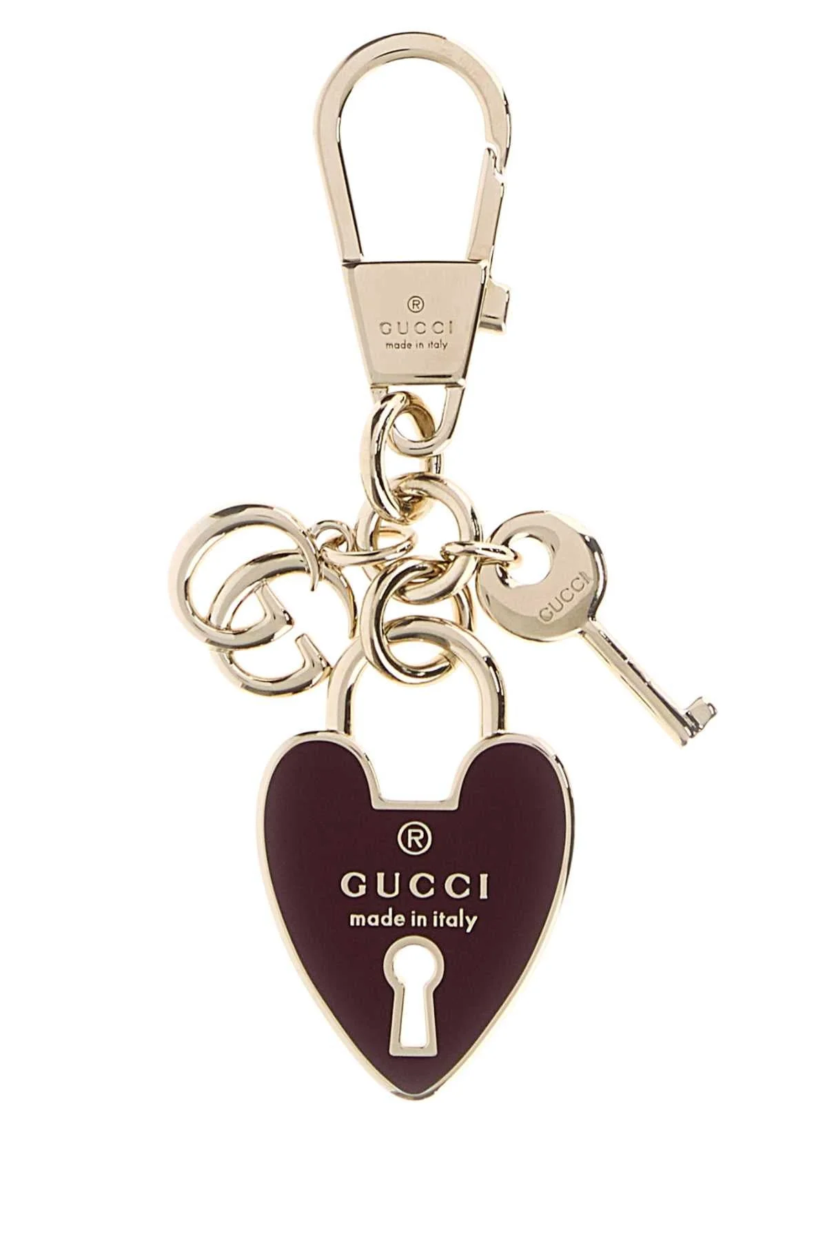 Gucci Women Two-Tone Metal Key Ring - 1