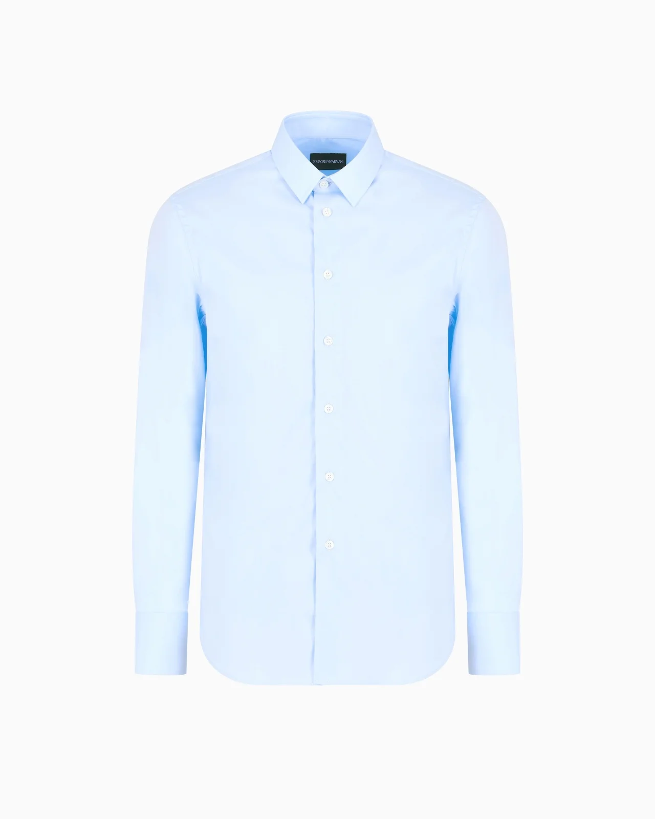 STRETCH COTTON POPLIN SHIRT - 1