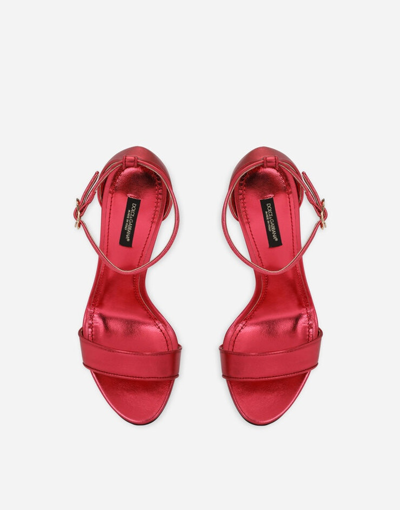 Nappa mordore sandals with baroque DG detail 4