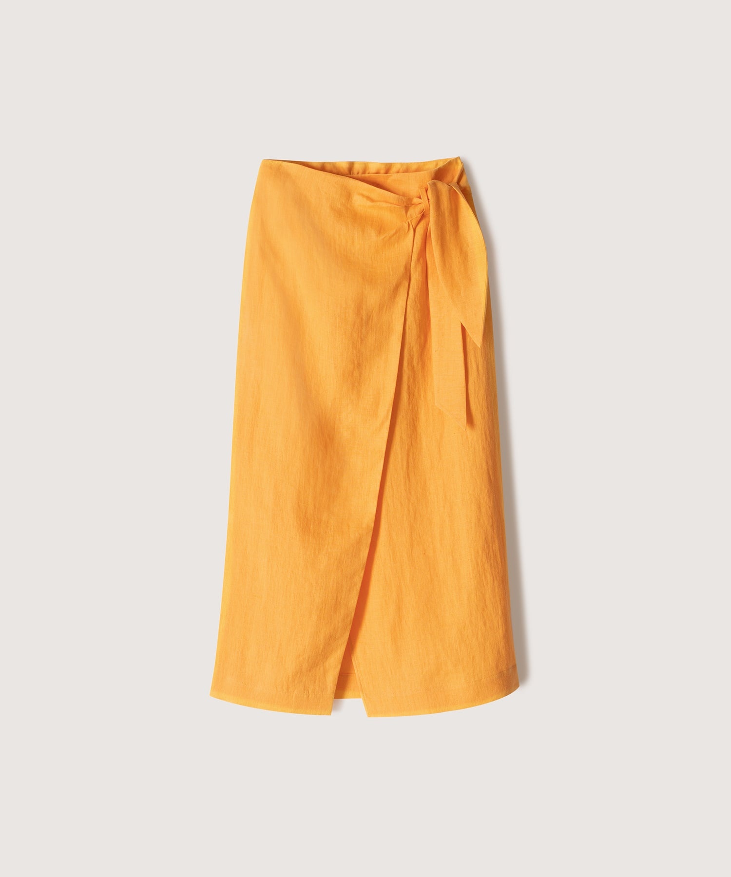 Linen Wrap Skirt - 1