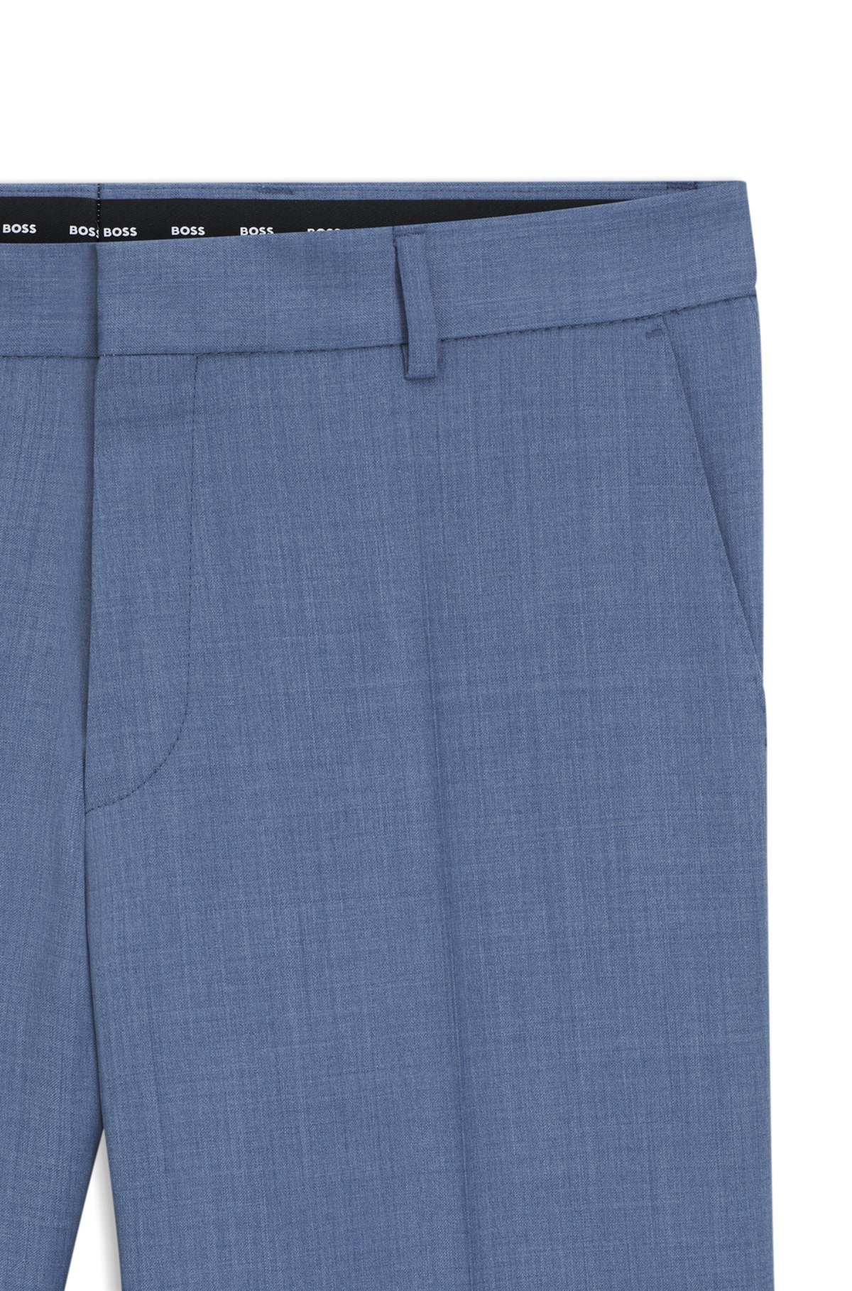 EXTRA-SLIM-FIT PANTS IN VIRGIN-WOOL SERGE - 6