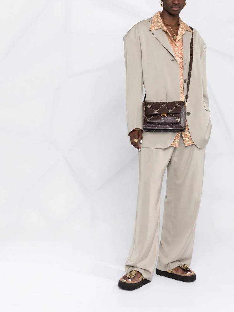 Marni embossed print crossbody bag outlook