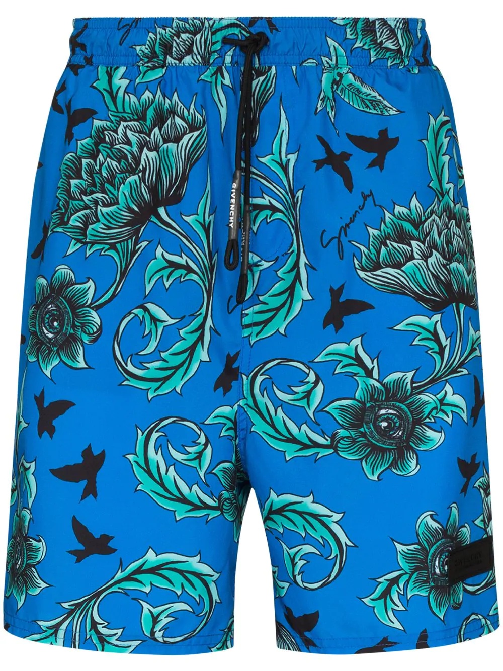 floral print swim shorts - 1