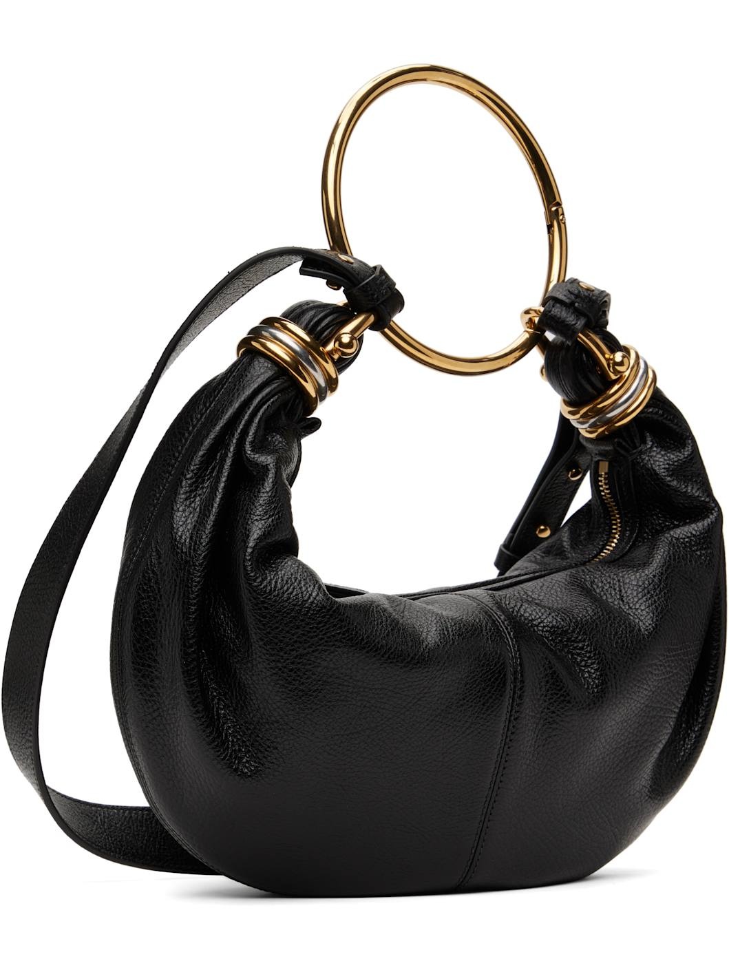Black Small Bracelet Bag - 3