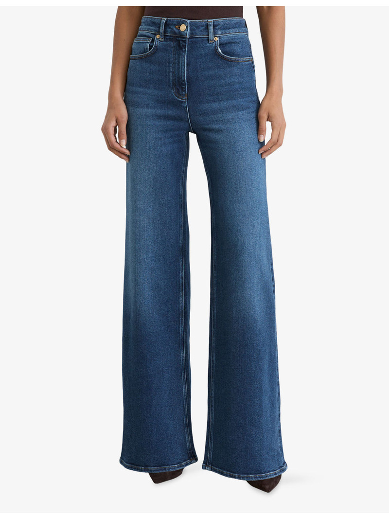 Jas Wide-Leg High-Rise Stretch-Denim Jeans 3