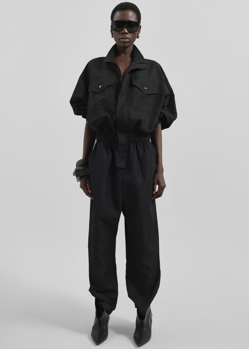 Tropez Jumpsuit - Black 5