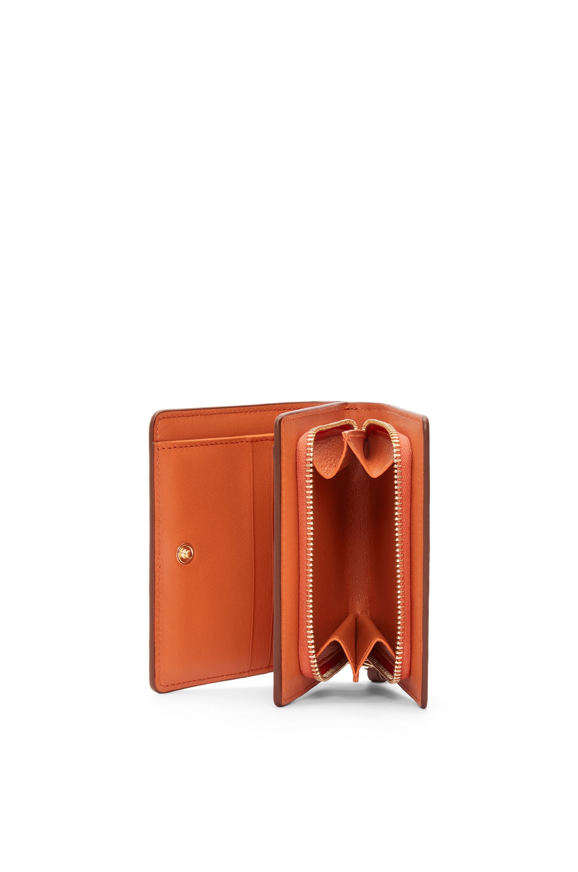 Calcifer compact zip wallet in classic calfskin - 3