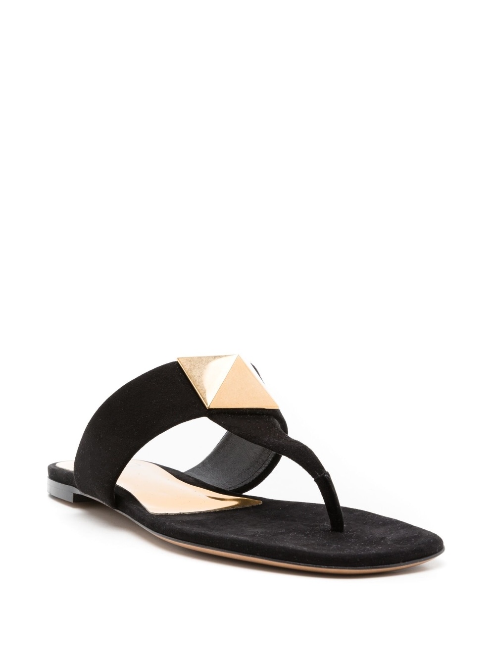 leather flip-flop sandals - 2