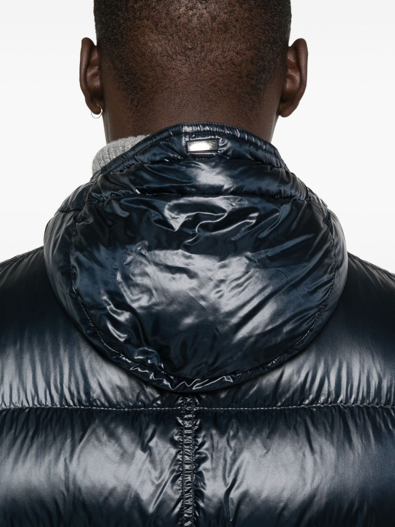 hooded quilted gilet 5