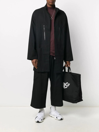 Y-3 tie-waist coat outlook