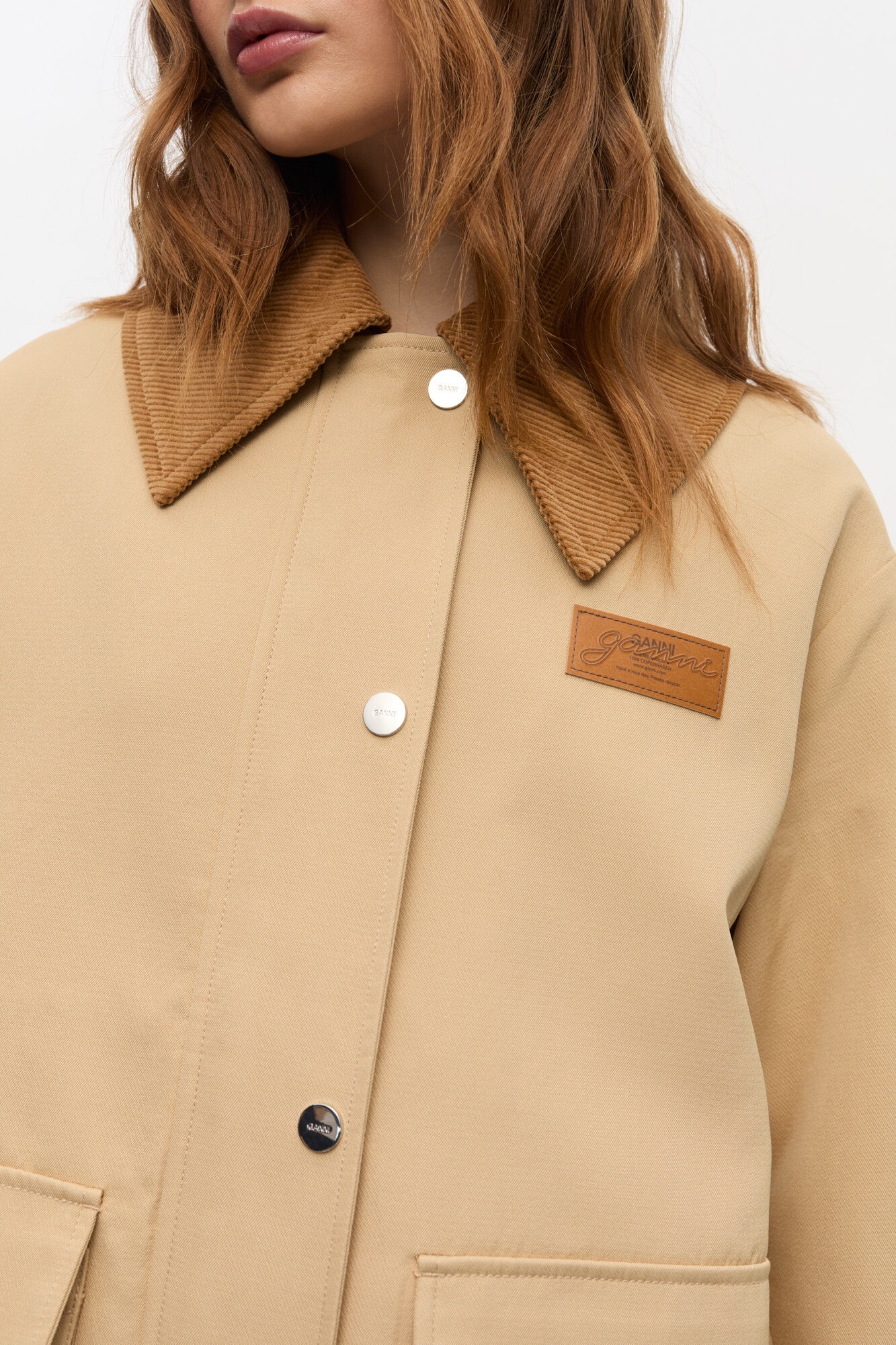 CAMEL TWILL MIDI JACKET - 4