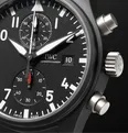 Pilot's TOP GUN Automatic Chronograph 44mm Ceramic and Leather Watch, Ref. No. IW389001 - 20