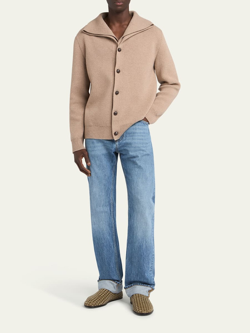 Bottega Veneta Men's Vintage-Wash Denim Turn Up Jeans outlook