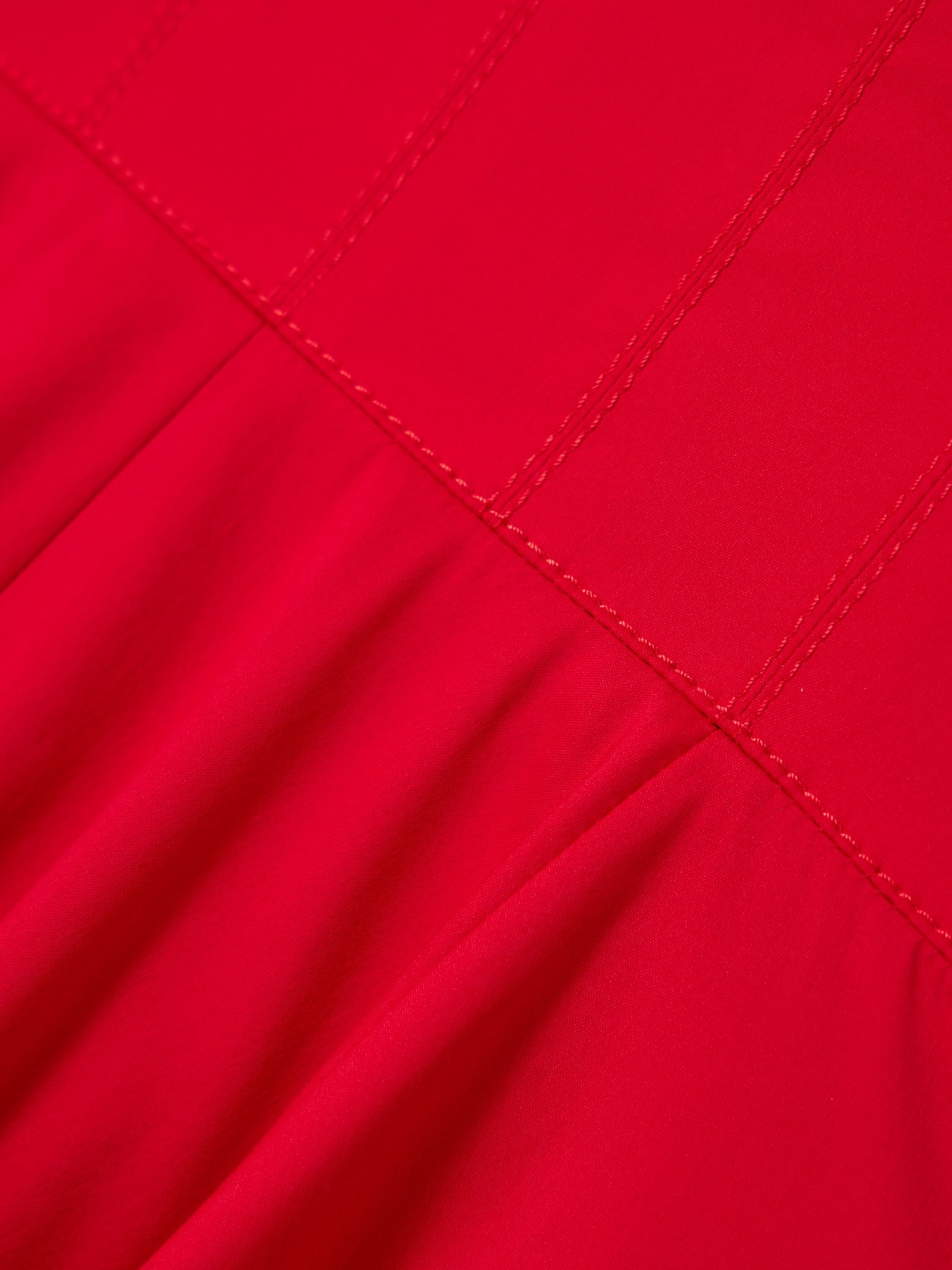 Nikush cotton-blend poplin dress Red - 4