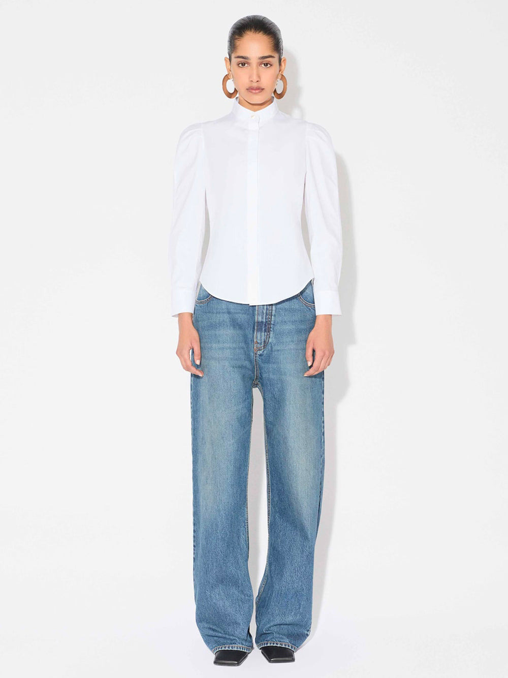 Low Waist Denim Pants - 2