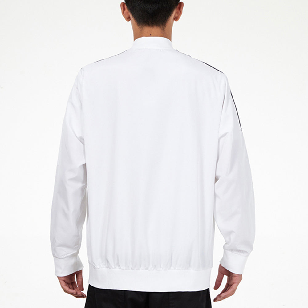adidas Stripe Sports Woven Logo Jacket White H14635 - 4