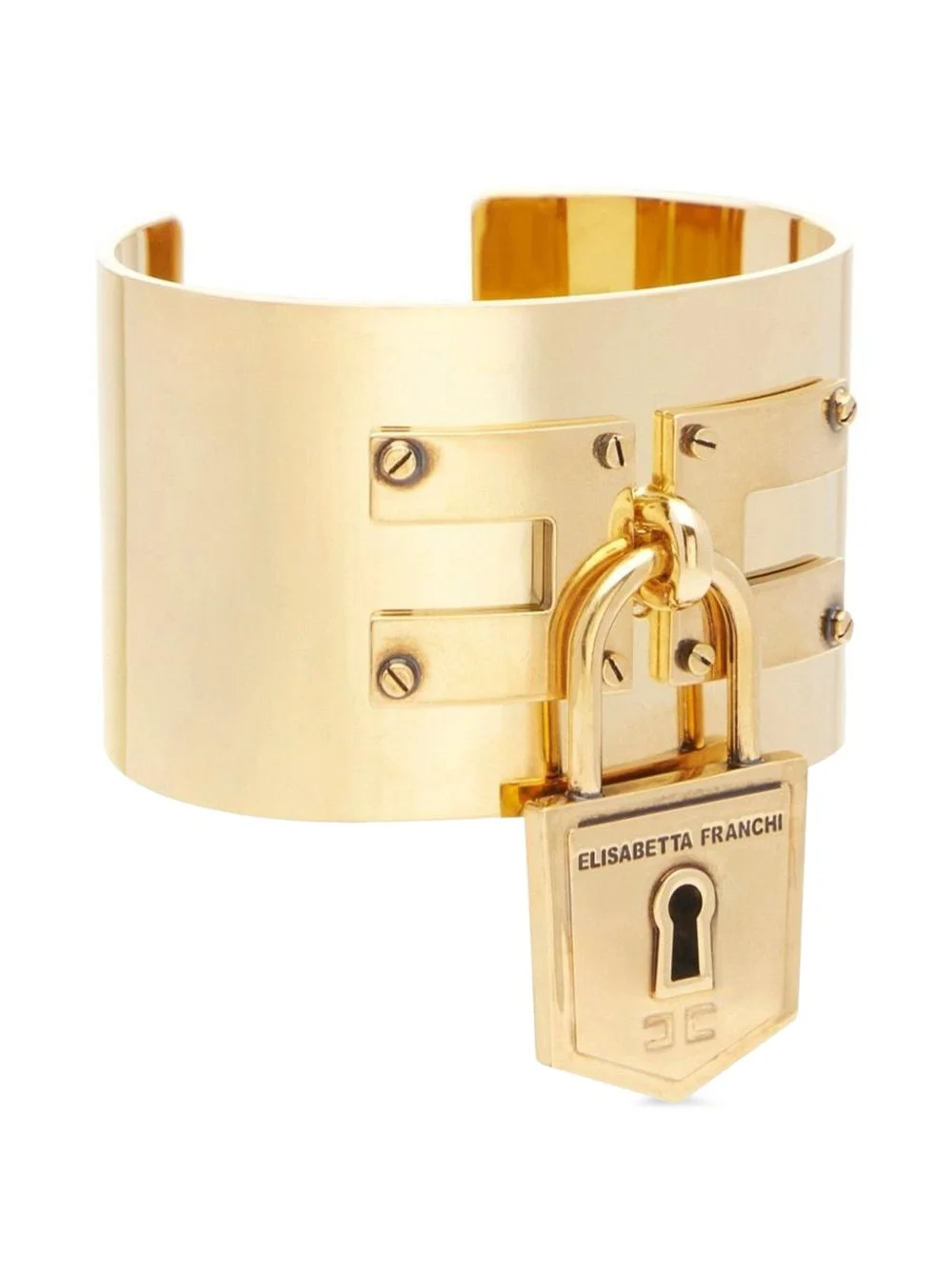 rigid bracelet with padlock - 1