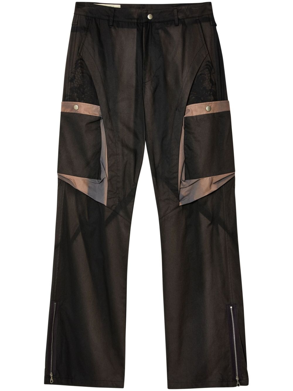 cargo style cotton trousers - 1