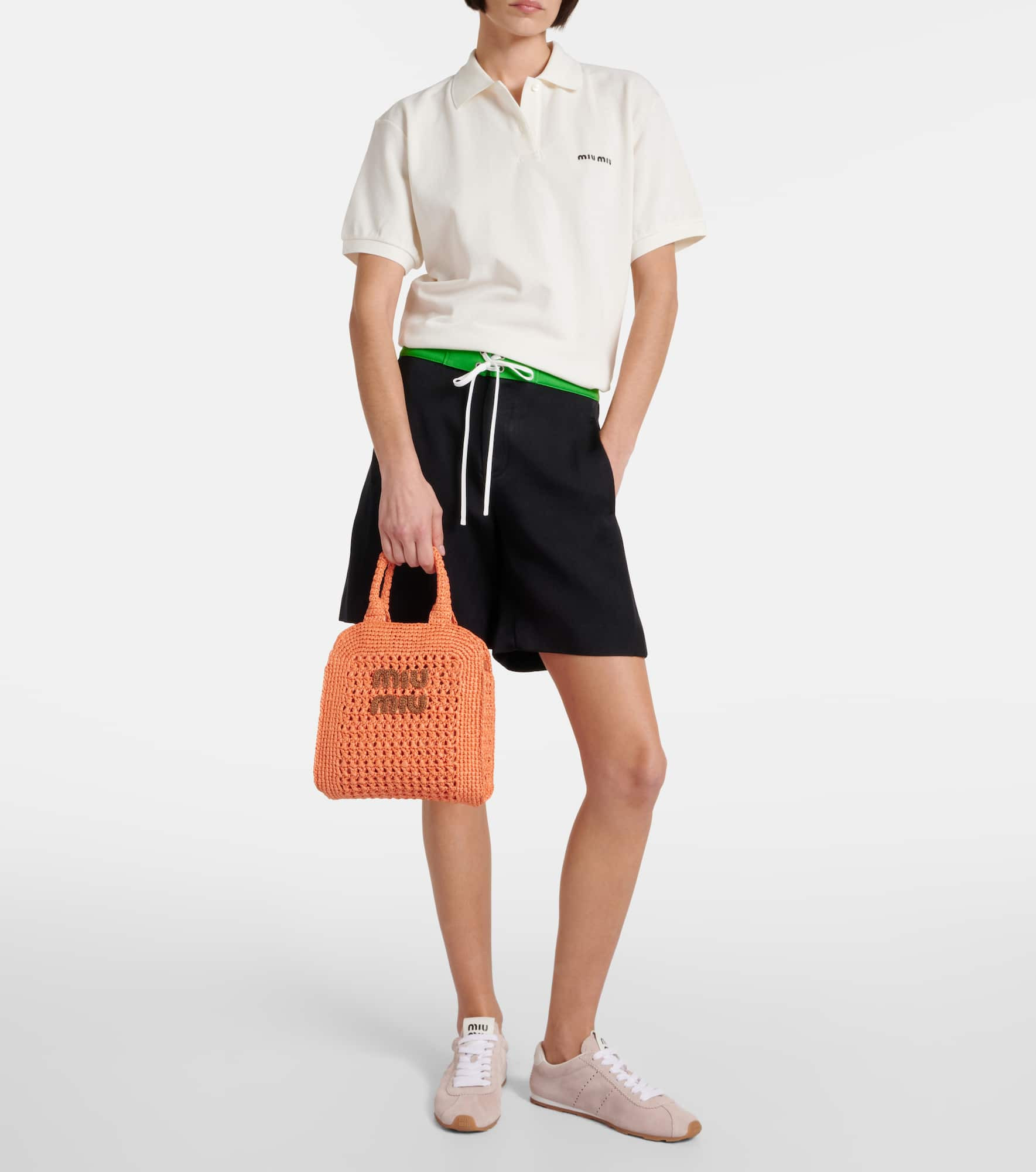 Small raffia tote bag - 5